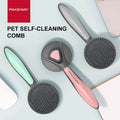 Self-Cleaning Pet Grooming Brush – For Dogs & Cats, Removes Loose Hair Easily