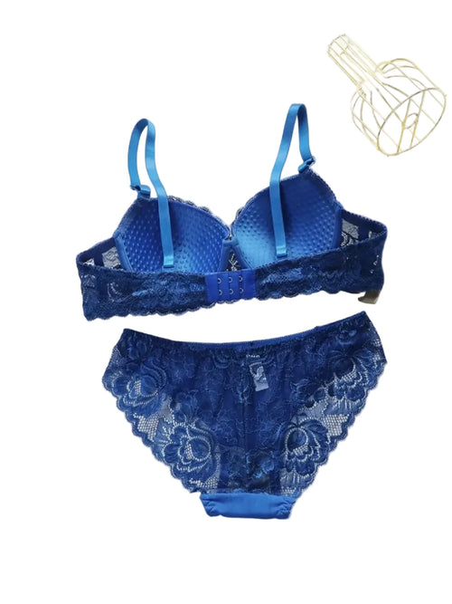 Lace Push‑Up Bra & Panty Set – Elegant Lingerie