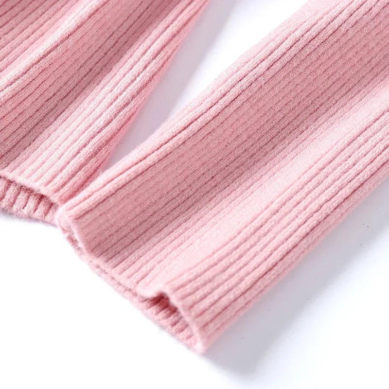 Casual Soft Polo-neck Jumper New Autumn Winter Women Knitted Turtleneck Sweater Fashion Slim Elasticity Solid Ribbed Pullovers