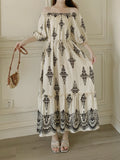 Women's Summer Dresses Casual Short Sleeve Crewneck Dress
