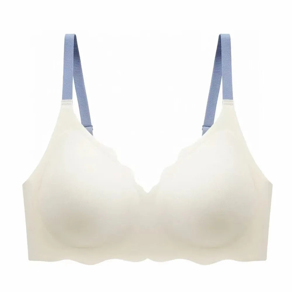 Sexy Seamless Bras For Women Wire Free Push Up Brassiere Deep V-Neck Bralette U-Back 2-Hook Underwear Lingerie Intimates S-XXL
