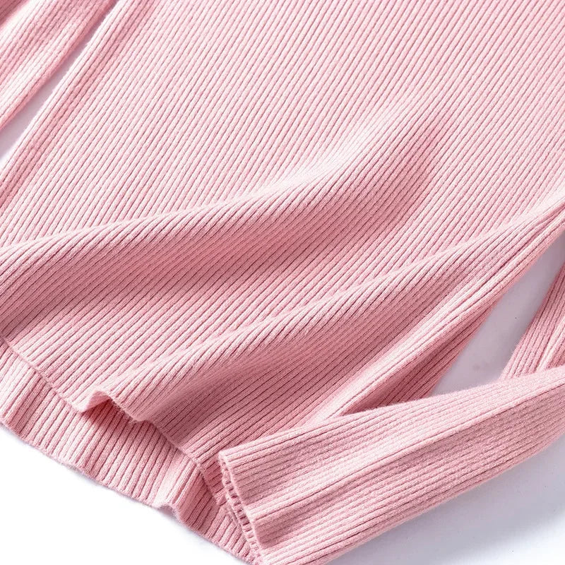 Casual Soft Polo-neck Jumper New Autumn Winter Women Knitted Turtleneck Sweater Fashion Slim Elasticity Solid Ribbed Pullovers